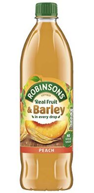 Robinsons Fruit & Barley Peach 12 x 1L